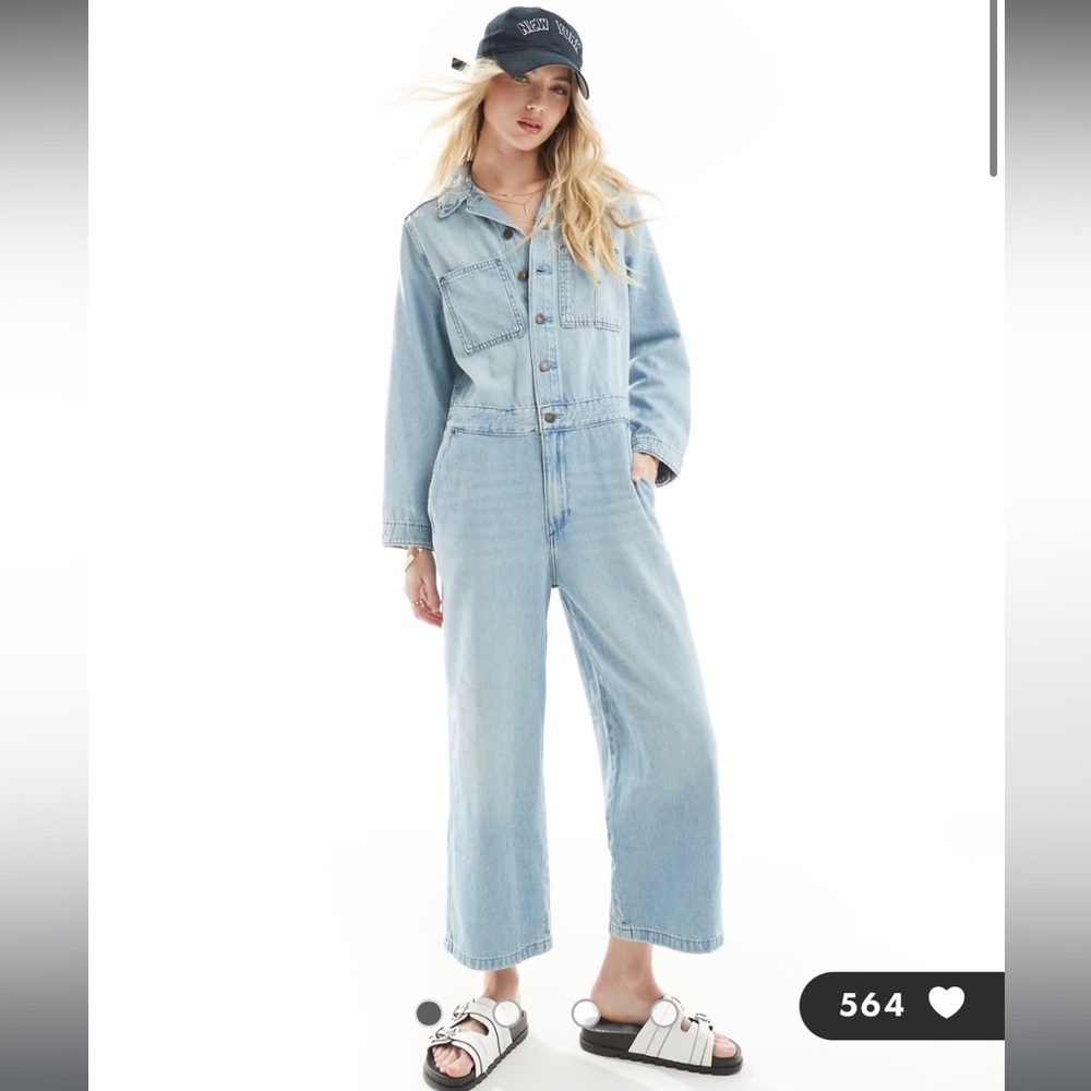 Levi's Iconic overall jean jumpsuit